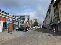 Kolobrzeg / Kolberg, Geb�ude in der Gabriela Narutowiscza Stra�e (01.08.2021)