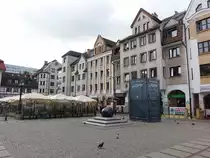 Kolobrzeg / Kolberg, H�user am Plac Ratuszowy (01.08.2021)