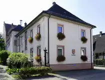 Windschl�g, das Rathaus der ca. 2200 Einwohner z�hlenden Gemeinde, seit 1975 der elfte Stadtteil von Offenburg, der Ort n�rdlich von Offenburg feiert 2023 sein 900-j�hriges Bestehen, Sept.2021