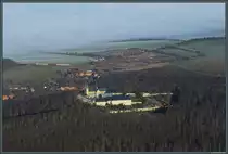 Auf dem H�henzug Huy n�rdlich des Harzes liegt das Benediktinerkloster Huysburg. In der N�he liegt auch der Ortsteil R�derhof, der einst einer der Haupth�fe des Klosters war. (22.12.2021)