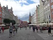 Gdansk / Danzig, H�user am Dlugi Targ oder langer Markt (02.08.2021)