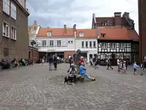 Gdansk / Danzig, H�user am Plac Ksiedza Przytockiego (02.08.2021)