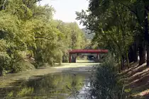 LEIRIA (Concelho de Leiria), 23.08.2019, am Fl�sschen Lis, auf dessen Nordseite ein neues Stadtviertel entstanden ist
