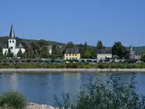Blick �ber den Rhein auf Unkel. (August 2018)