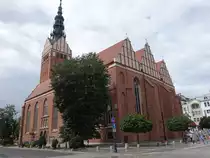 Elblag / Elbing, Pfarrkirche St. Nicolai, erbaut im 13. Jahrhundert (03.08.2021)