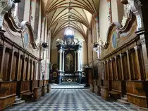 Frombork / Frauenburg, Chorgest�hl und Hochaltar in der Kathedrale St. Andreas (03.08.2021)