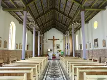Grabnik / Grabnick, neugotischer Innenraum der Pfarrkirche (04.08.2021)