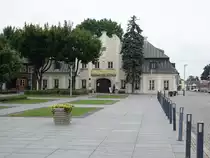 Wegrow, Rathausgeb�ude am Rynek Mariacki (05.08.2021)