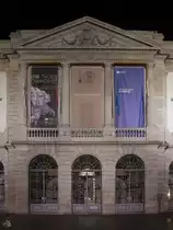 Das 1911 erbaute Rektorat der Universit�t Porto (Universidade do Porto) bei Nacht. (Januar 2017)