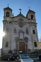 Die mit zahlreichen Azulejo Fliesen geschm�ckte Pfarrkirche von Massarelos (Igreja Paroquial de Massarelos) steht etwas abseits der historischen Altstadt in Porto. (Januar 2017)