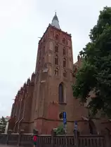 Chelmno / Kulm, Pfarrkirche St. Marien, dreischiffige fr�hgotische Hallenkirche, erbaut von 1290 bis 1333 (06.08.2021)