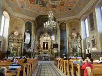 Golub-Dobrzyn / Gollub, Innenraum der St. Katharina Kirche (07.08.2021)