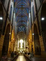 Wlocławek / Leslau, Innenraum der Kathedrale Maria Himmelfahrt (07.08.2021)