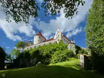 Das gotische Hohe Schloss in F�ssen gilt als eine der am besten erhaltenen mittelalterlichen Burganlagen Bayerns. (Juli 2017)