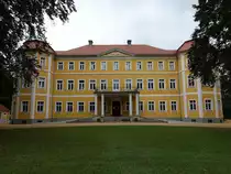 Kreba, Barockschloss, erbaut bis 1750 f�r die Patronatsfamilie Einsiedel (16.09.2021)