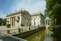 Der Łazienki-Palast wurde im 17. Jahrhundert errichtet. (Warschau, August 2015)