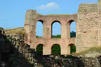 �berreste der sp�tantiken r�mischen Kaiserthermen in Trier. (Juli 2017)
