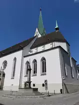 Feldkirch, sp�tgotischer Dom St. Nikolaus, erbaut bis 1478 (03.06.2021)