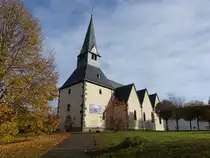 M�nster, evangelische Kirche, erbaut ab 1316 (31.10.2021)
