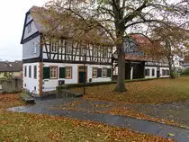 M�nzenberg, Fachwerkh�user in der Pfarrgasse (01.11.2021)