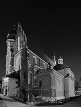 Die im Stil der Backsteingotik erbaute Augustinerkirche in Krakau stammt aus dem 14. Jahrhundert. (M�rz 2014