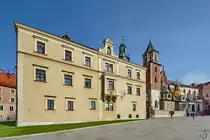 Im Bild das Pfarrhaus auf dem Wawelh�gel. (Krakau, April 2014)