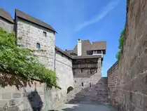 Das Gem�uer der N�rnberger Burg. (Mai 2017)
