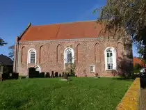 Campen, evangelische Kirche, erbaut im sp�ten 13. Jahrhundert (10.10.2021)