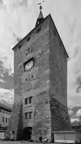 Der Wei�e Turm in N�rnberg wurde vermutlich um 1250 erbaut. (Mai 2017)