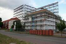 Segmentr�ckgebauter Wohnblock in der Erich-Weinert-Stra�e 
