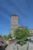 Auf dem Weg zur der N�rnberger Kaiserburg. (Mai 2017)
