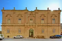 Das Kathedralmuseum wurde urspr�nglich 1733 im barocken Stil erbaut und wurde urspr�nglich als Priesterseminar genutzt. (Mdina, Oktober 0217)