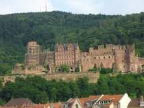 Das Heidelberger Schloss ist als eine der ber�hmtesten Ruinen Deutschlands bekannt. Es steht 80 m �ber dem Talgrund am Nordhang des K�nigstuhls und dominiert von dort das gesamte Stadtbild