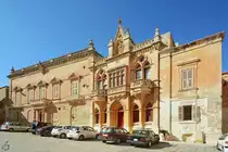 Haus und Palast Gourgion stammen aus dem 18. Jahrhundert und befinden sich in Mdina. (Oktober 2017)