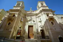 Die sp�tbarocke Basilika St. Dominikus (Il-Bażilika ta ’San Duminku) in Valletta wurde im 18. Jahrhundert erbaut. (Oktober 2017)