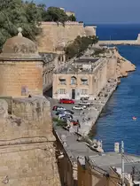 Das s�dliche Ufer von Valletta. (Oktober 2017)