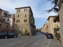 Perugia, H�user in der Via Maria Alinda Bonacci Brunamonti (26.03.2022)