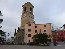 Torgiano, Pfarrkirche St. Bartholom�us, erbaut im 18. Jahrhundert (27.03.2022)