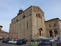 Corridonia, Pfarrkirche San Francesco, erbaut im 14. Jahrhundert (29.03.2022)