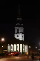 Die in den Jahren 1721 bis 1726 erbaute Kirche St. Martin in the Fields befindet am Trafalgar Square in London. (September 2013)
