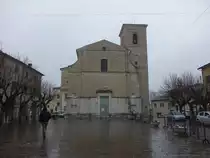 Cingoli, Kathedrale St. Maria Assunta, erbaut im 18. Jahrhundert (30.03.2022)