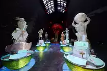 Antike G�tter schm�ckten Ende September 2013 die Earth Hall im Naturhistorischen Museum London. (September 2013)