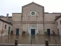 Pesaro, Kathedrale Maria Himmelfahrt, erbaut im 13. Jahrhundert (31.03.2022)