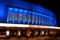 Das Hammersmith Apollo wurde im Jahr 1932 unter dem Namen  Gaumont Palace  er�ffnet und als Kino genutzt. (London, Februar 2015)