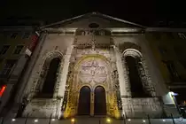 Die Igreja de Nossa Senhora da Concei��o Velha ist eine nach dem Erdbeben im 18. Jahrhundert wieder aufgebaute Kirche in Lissabon. (Januar 2017)