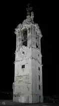 Der barocke Turm der Pfarrkirche (Torre da Paroquial) befindet sich unweit des Pal�cio Nacional da Ajuda. (Lissabon, Januar 2017)