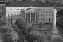 Der Rossio (Pra�a de D. Pedro IV) ist neben der Pra�a da Figueira und der Pra�a do Com�rcio einer der drei wichtigsten innerst�dtischen Pl�tze in Lissabon. (Januar 2017)