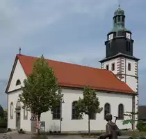 H�nfeld - Gro�enbach, Kirche Sankt Antonius der Einsiedler im Jahr 2015