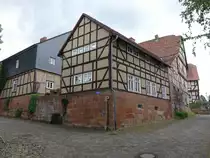 Rosenthal, Fachwerkh�user in der Schulstra�e (17.05.2022)