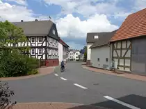 Erdhausen, Fachwerkh�user in der Turmstra�e (16.05.2022)